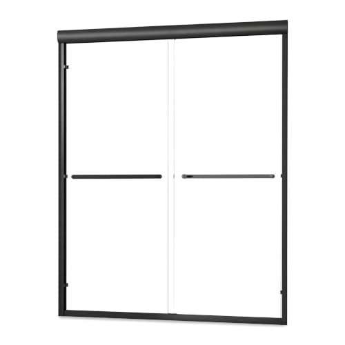 PRONAOURR Semi‑Frameless Double Sliding Shower