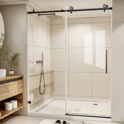 Frameless Shower Door 56-60" W