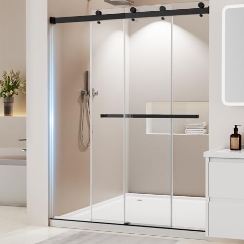Frameless Stainless Steel Sliding Shower
