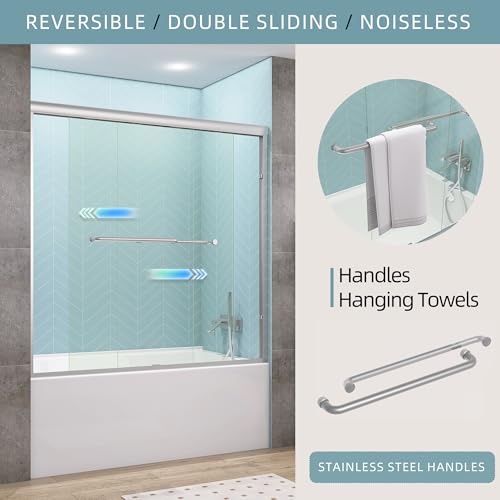 GETPRO Sliding Tub Shower Door view 2