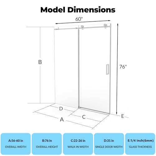 Shower Doors Frameless Shower Door view 2