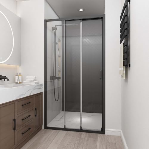 Bathlink 42"x78" 3-Panel Shower Sliding