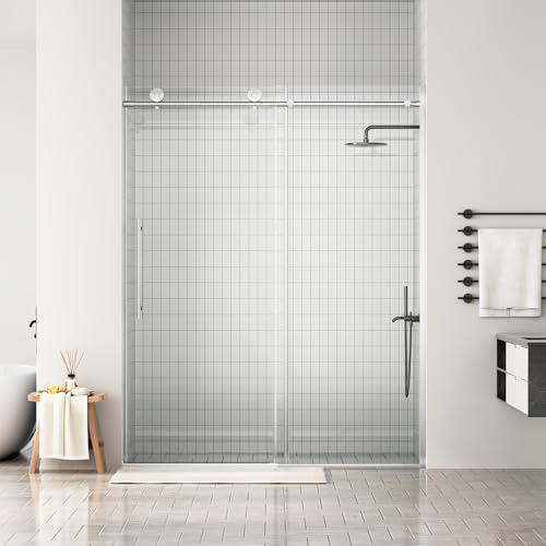 WinZo Frameless Sliding Glass Shower