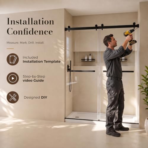 Frameless Stainless Steel Sliding Shower view 5