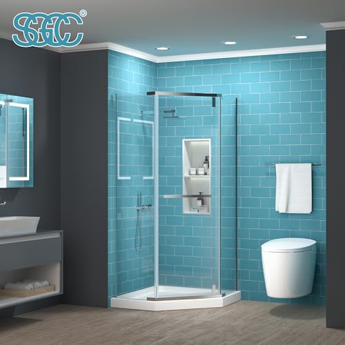 Comfystyle Neo-Angle Frameless Shower Door view 2