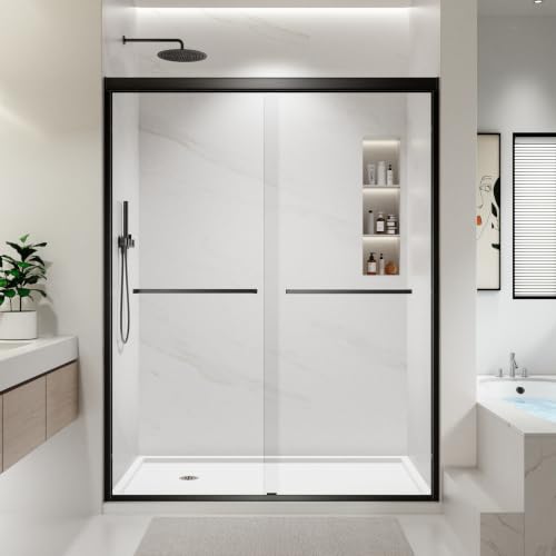 Juaroy Glass Shower Door 54-60"