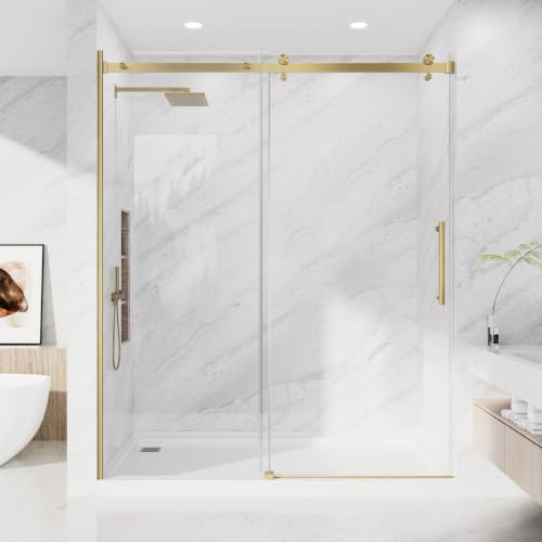 Frameless Glass Shower Door 56-60"