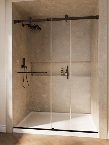 Frameless Shower Door 56-60" W