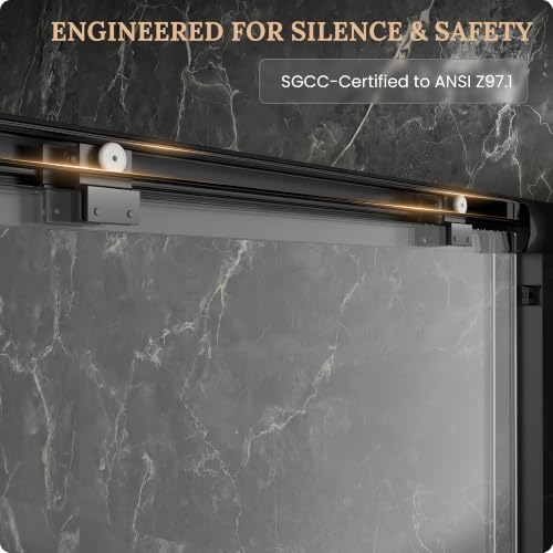 Shower Door Semi-Frameless & Double view 3