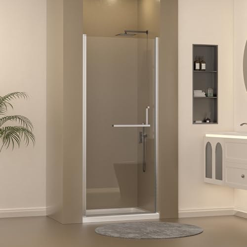 Frameless Pivot Shower Door 33-34"