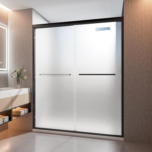 Shower Door Double Sliding Glass