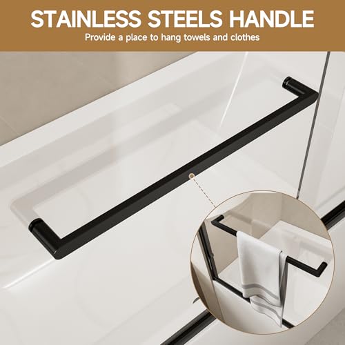 Sliding Bathtub Shower Door 56-60" view 5