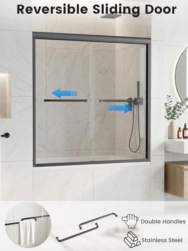 Bathtub Shower Door 56-60" W view 2