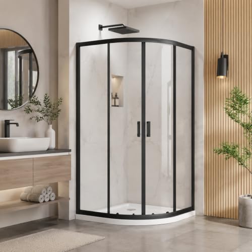 KEIKI 36"x36"x72" Corner Shower Door
