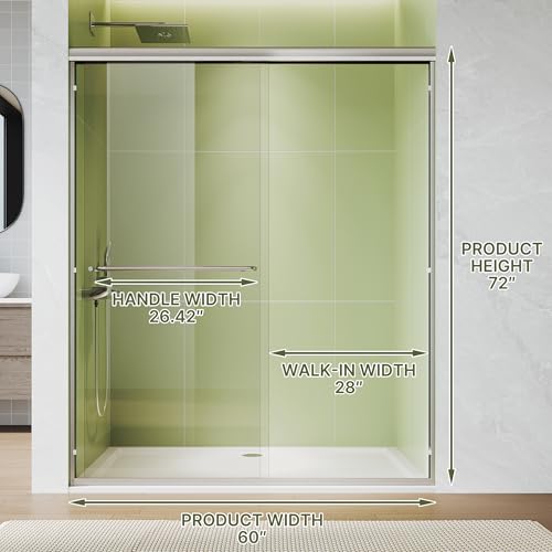 ELEGANT Double Sliding Shower Door view 2