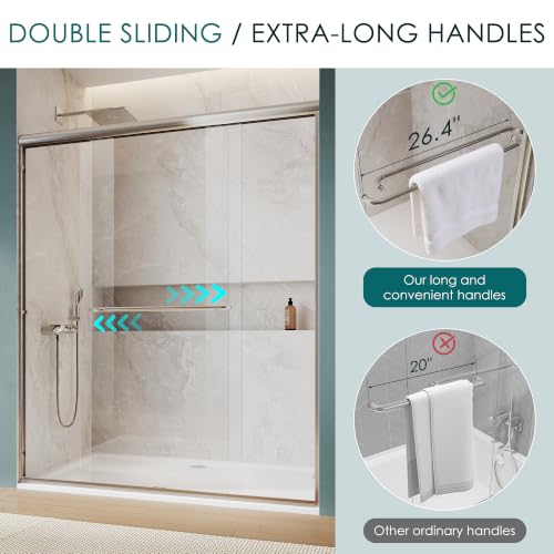 ELEGANT Double Sliding Shower Door view 3