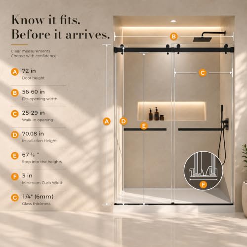 Frameless Stainless Steel Sliding Shower view 2