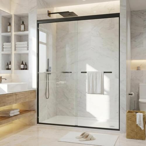 Sliding Shower Door Adjustable 44"-48"