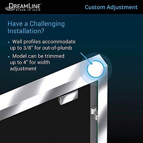 DreamLine Encore 56-60 in. W view 4