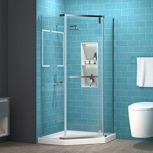 Comfystyle Neo-Angle Frameless Shower Door