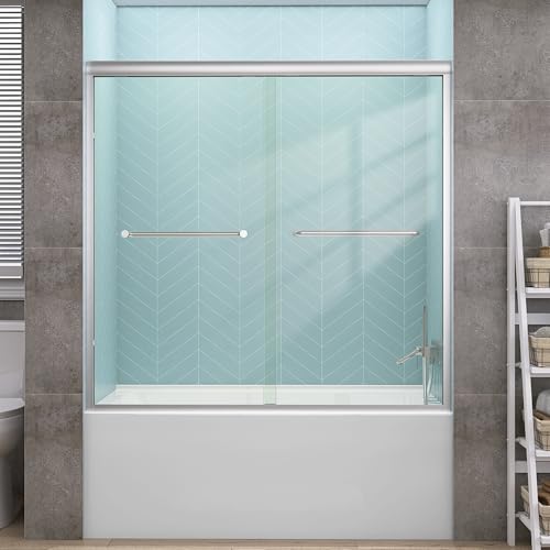 GETPRO Sliding Tub Shower Door