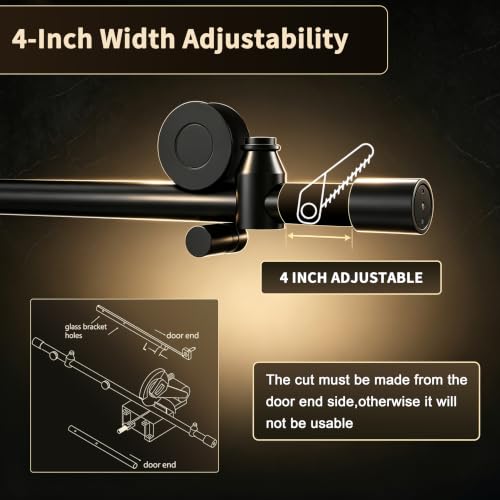 Botwinkle Shower Door 56-60" W view 3