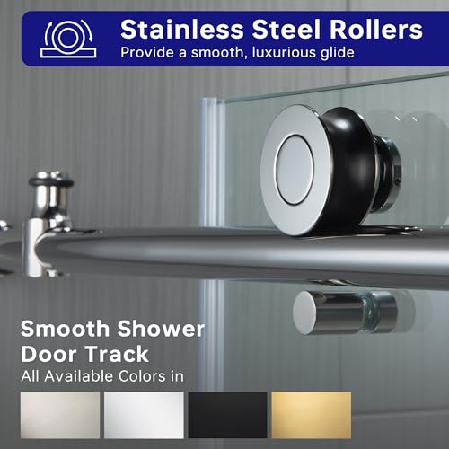 Woodbridge Frameless Sliding Shower Door view 5
