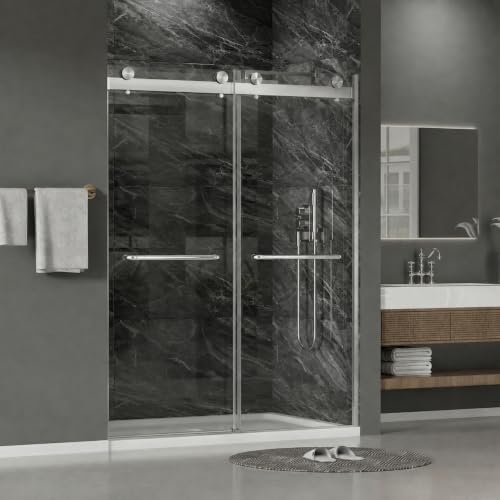 Findepot Frameless Double Sliding Shower