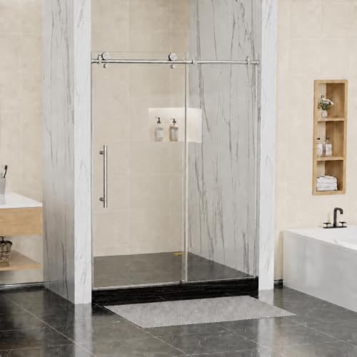Frameless Sliding Shower Door 56-60