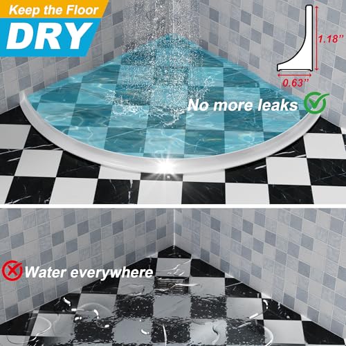Zehiels 67" Shower Threshold Water view 4