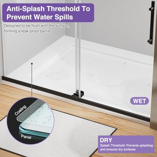 AVKENOEDY Frameless Dual Sliding Shower view 5