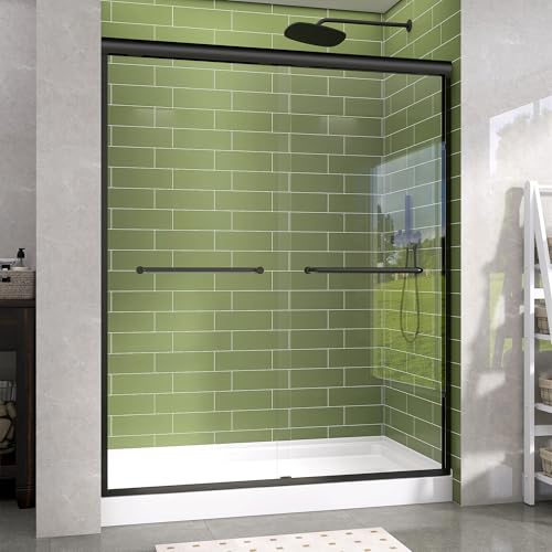 GETPRO Shower Door Double Sliding