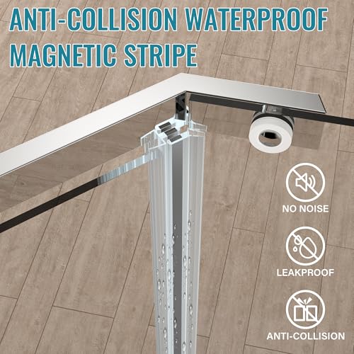 Comfystyle Neo-Angle Frameless Shower Door view 4