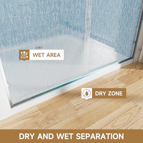 Double Sliding Glass Shower Door view 4