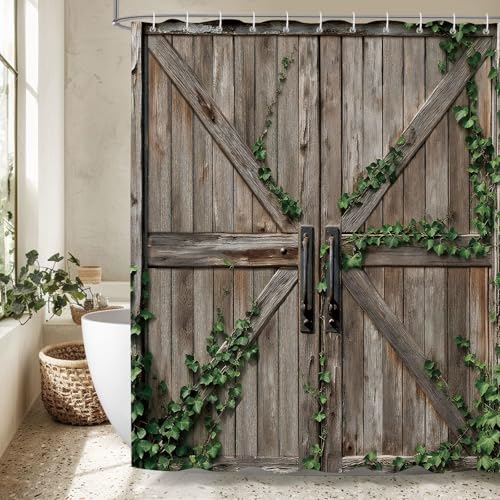 Dazzlewall Rustic Barn Door Vines