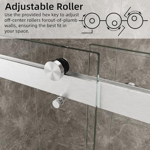 ACE DECOR Frameless Double Sliding view 5