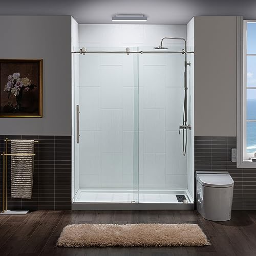 WOODBRIDGE Frameless Sliding Shower 56"-60"