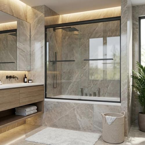Aluminum Shower Door 60x59 inch