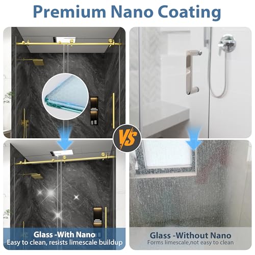 KPUY Frameless Sliding Shower Door view 3