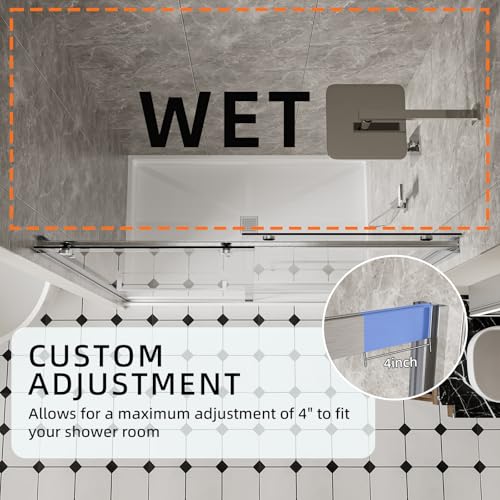 ACE DECOR Frameless Double Sliding view 4