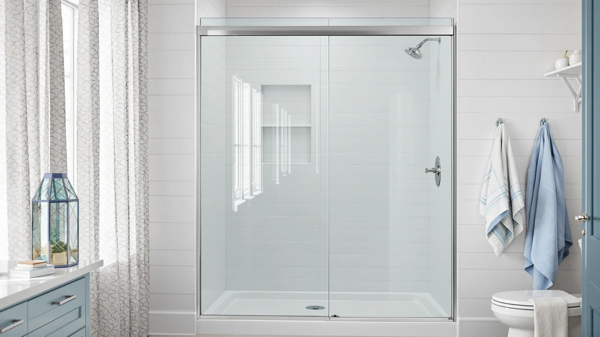 Woodbridge Frameless Sliding Shower Review comparison